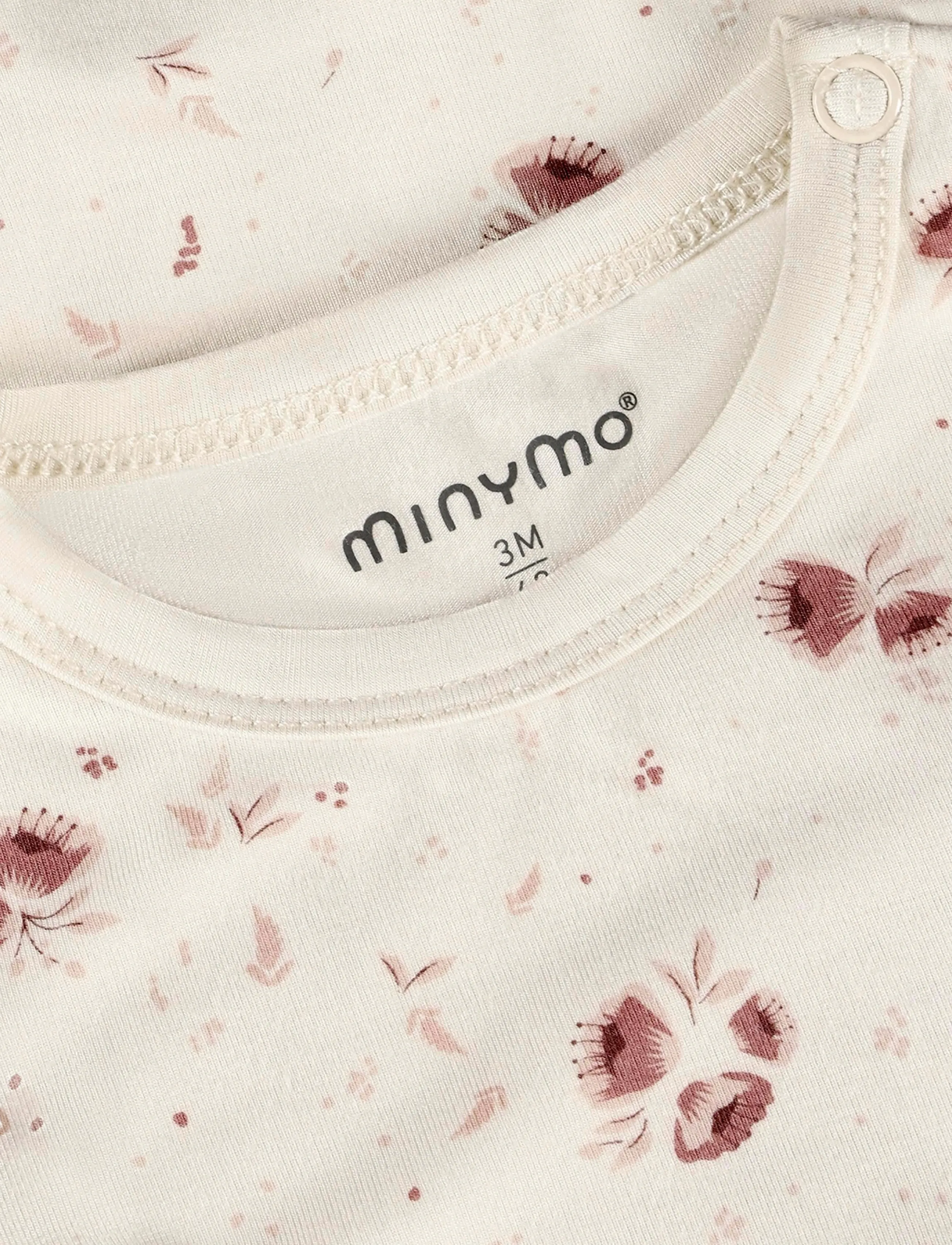 Minymo - Body LS - long-sleeved bodies - peach whip - 2