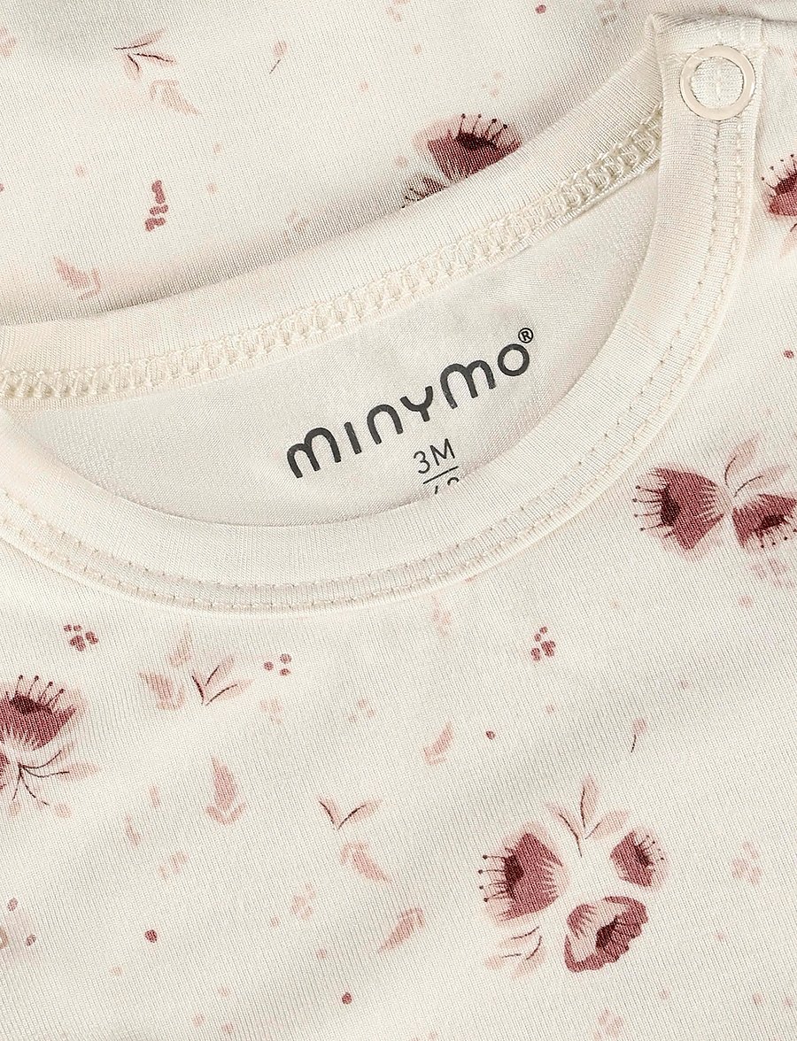 Minymo - Body LS - long-sleeved bodies - peach whip - 2