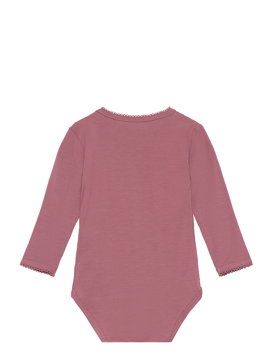 Minymo - Body LS - langärmelige bodys - rose brown - 1