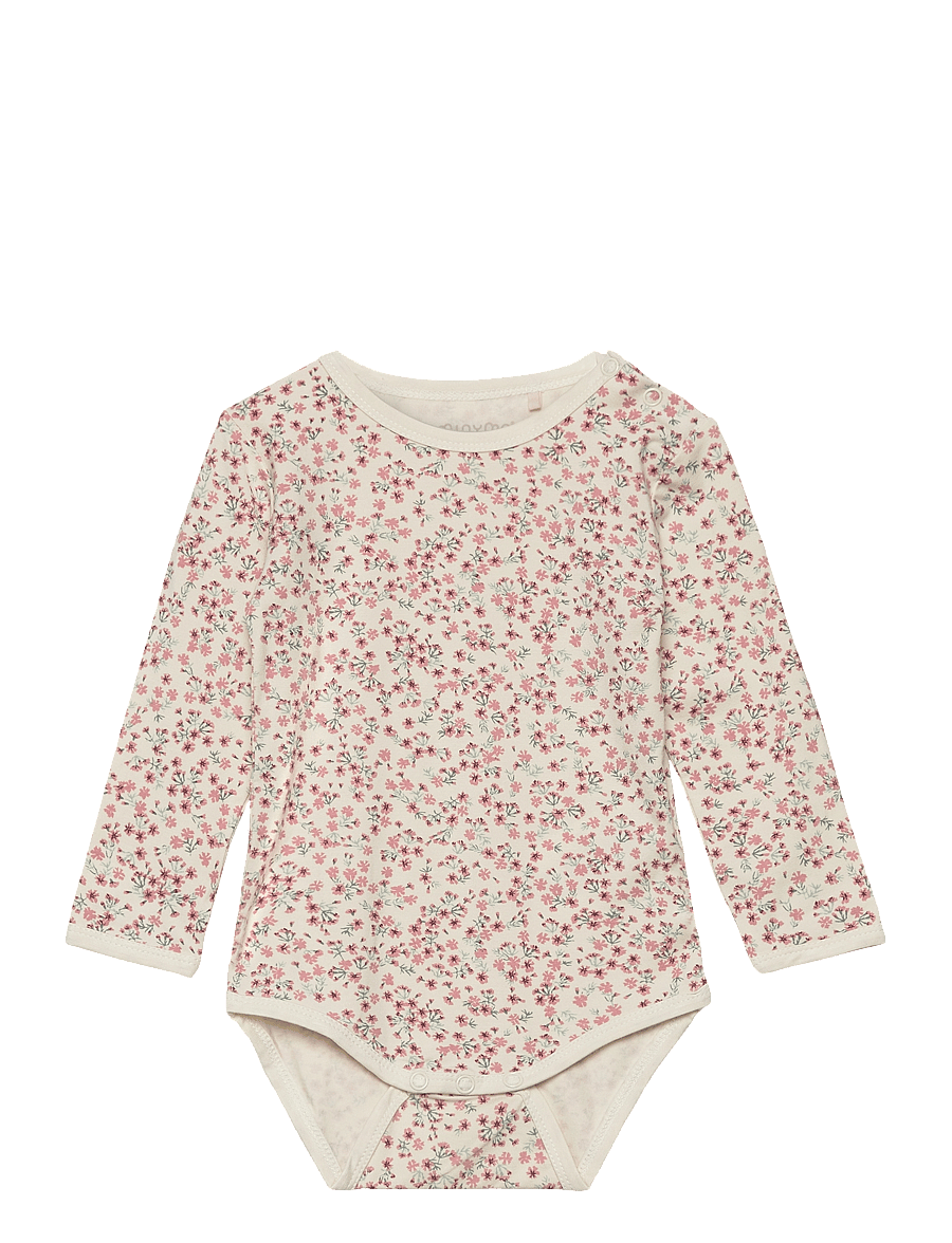 Minymo - Body LS - pikkade varrukatega bodid - rose tan - 0
