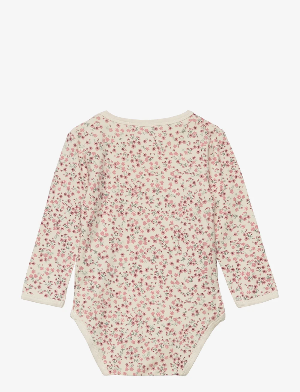 Minymo - Body LS - ensfarvede langærmede bodyer - rose tan - 1