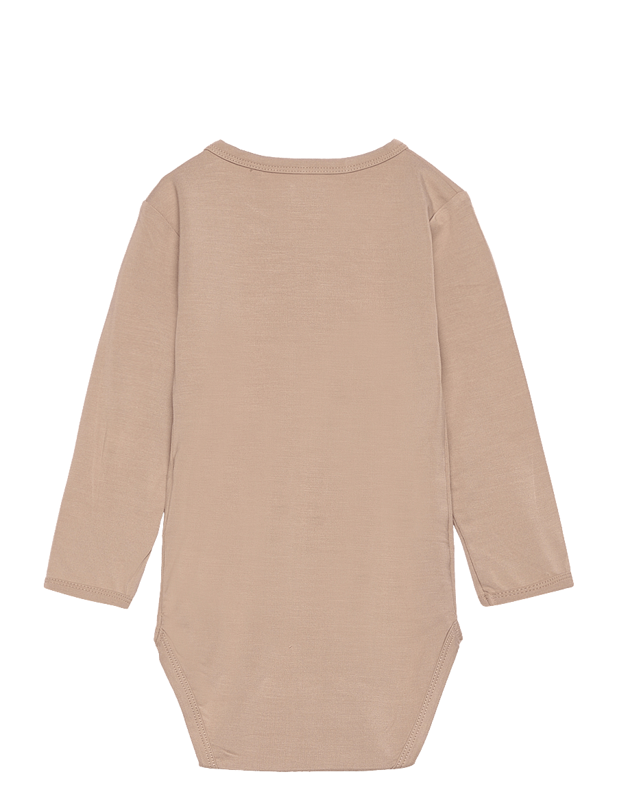 Minymo - Body LS - langärmelige bodys - simply taupe - 1