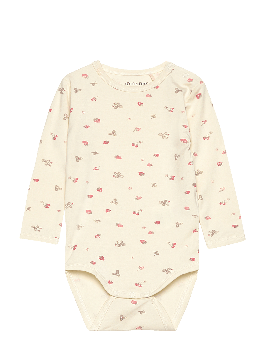 Minymo - Body LS - langärmelige bodys - strawberry ice - 0