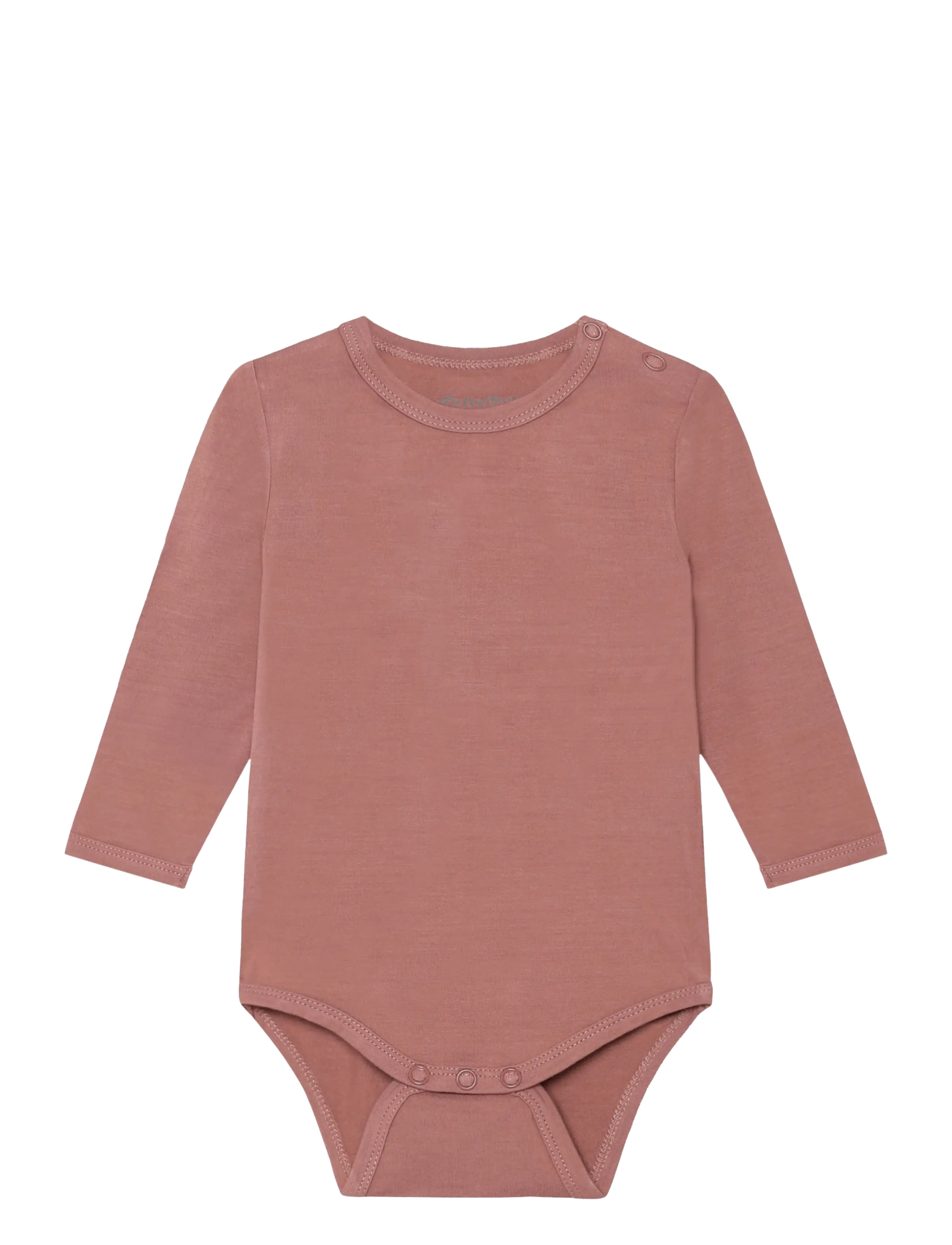 Minymo Body LS - Langärmelige Bodys - WITHERED ROSE / pink/rose