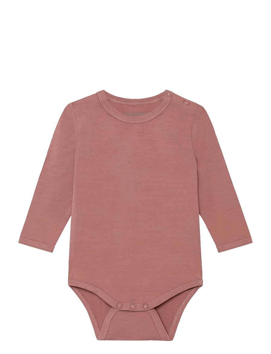 Minymo - Body LS - langärmelige bodys - withered rose - 0