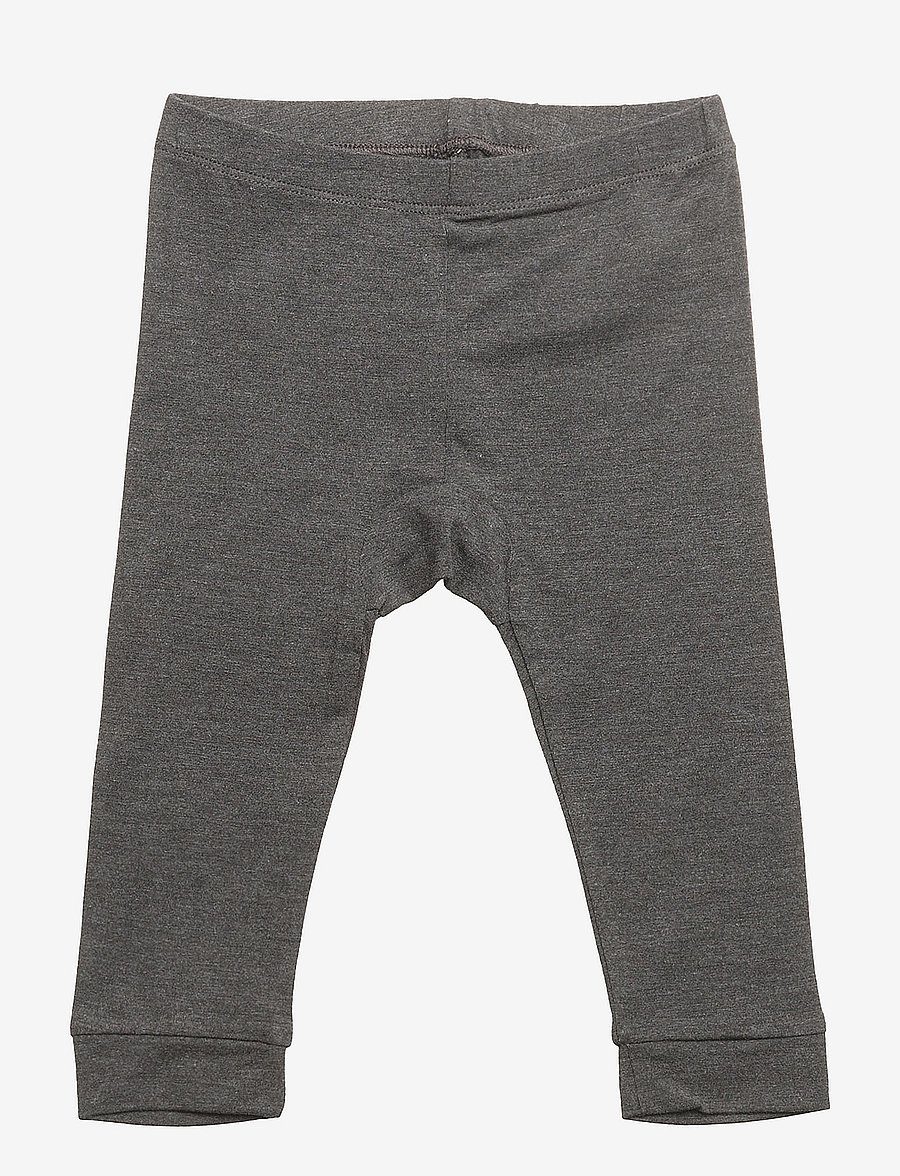 Minymo - Leggings - leggings - dark grey melange - 0