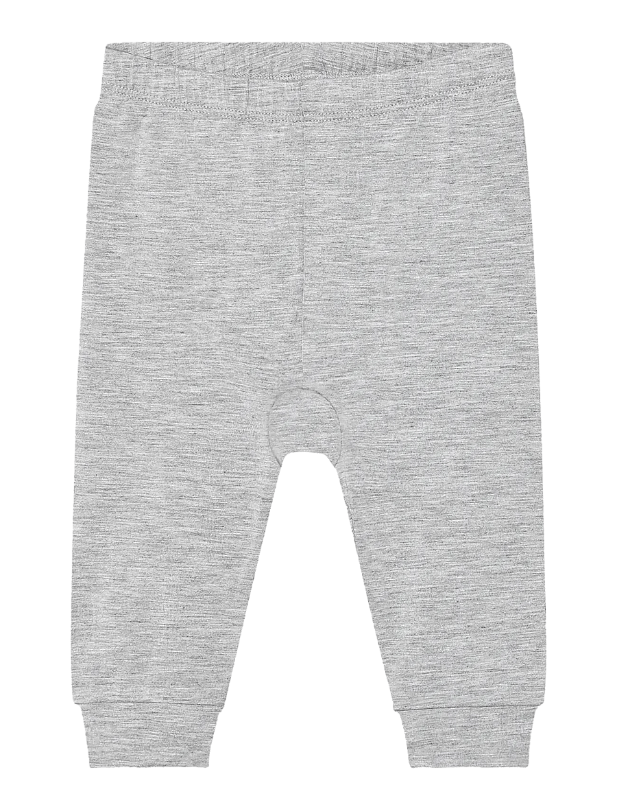 Minymo - Leggings - leggings - medium grey melange - 0