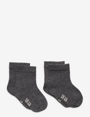 Minymo - Ankle sock (2-pack) - lägsta priserna - dark grey melange - 0