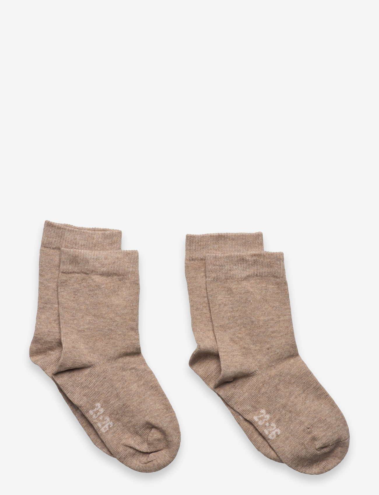 Minymo - Ankle sock (2-pack) - strømper - silver mink melange - 0