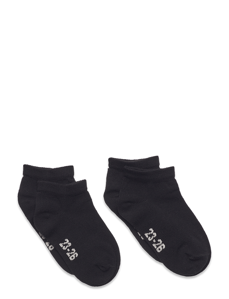 Minymo - Ankle sock low cut (2-pack) - strømper - black - 0