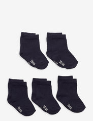 Minymo - Ankle sock -solid (5-pack) - zemākās cenas - dark navy - 0