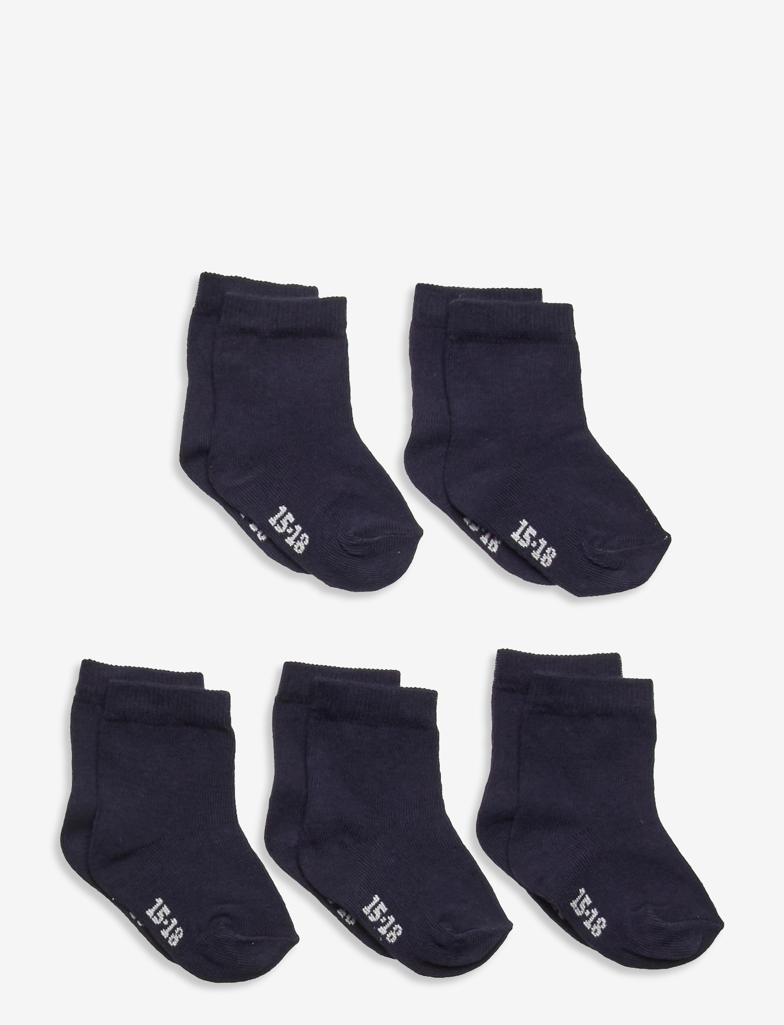 Minymo - Ankle sock -solid (5-pack) - sokid - dark navy - 1