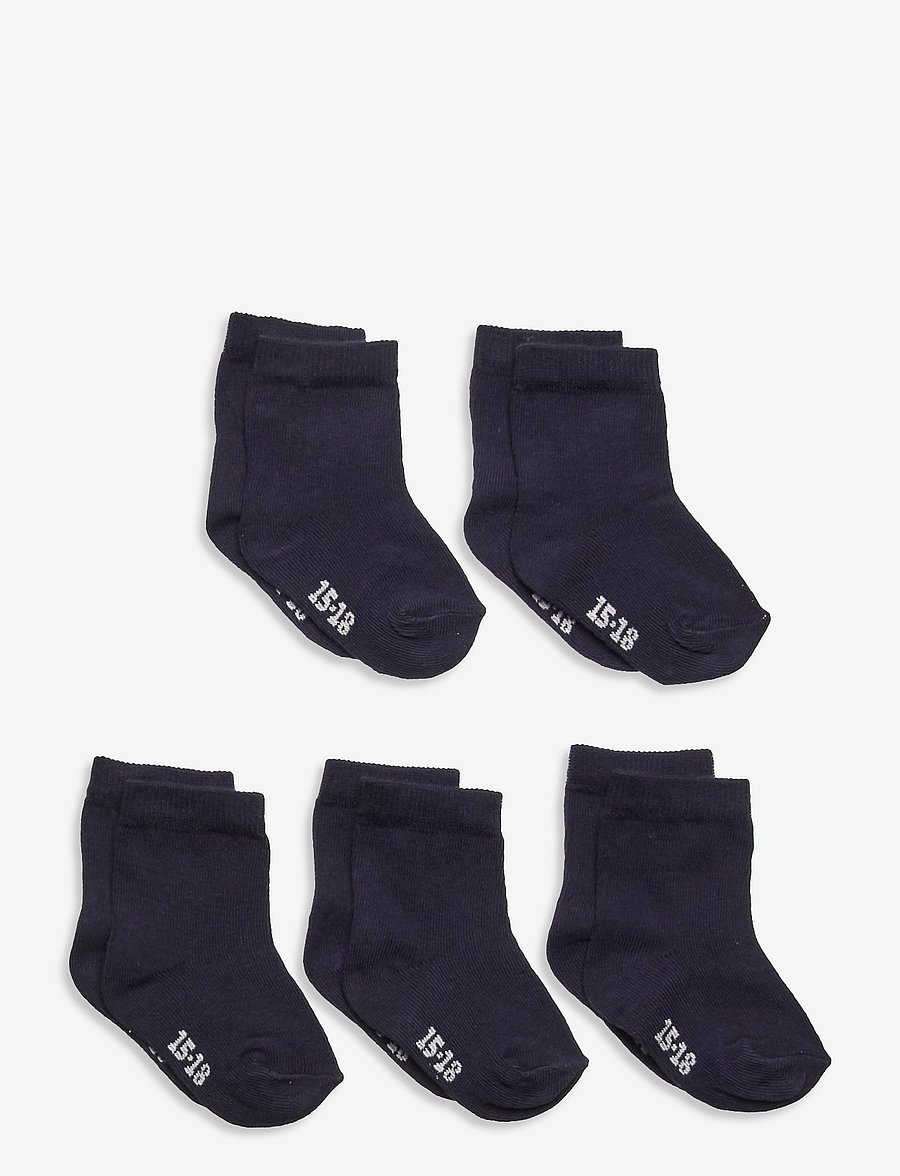 Minymo - Ankle sock -solid (5-pack) - sokid - dark navy - 1