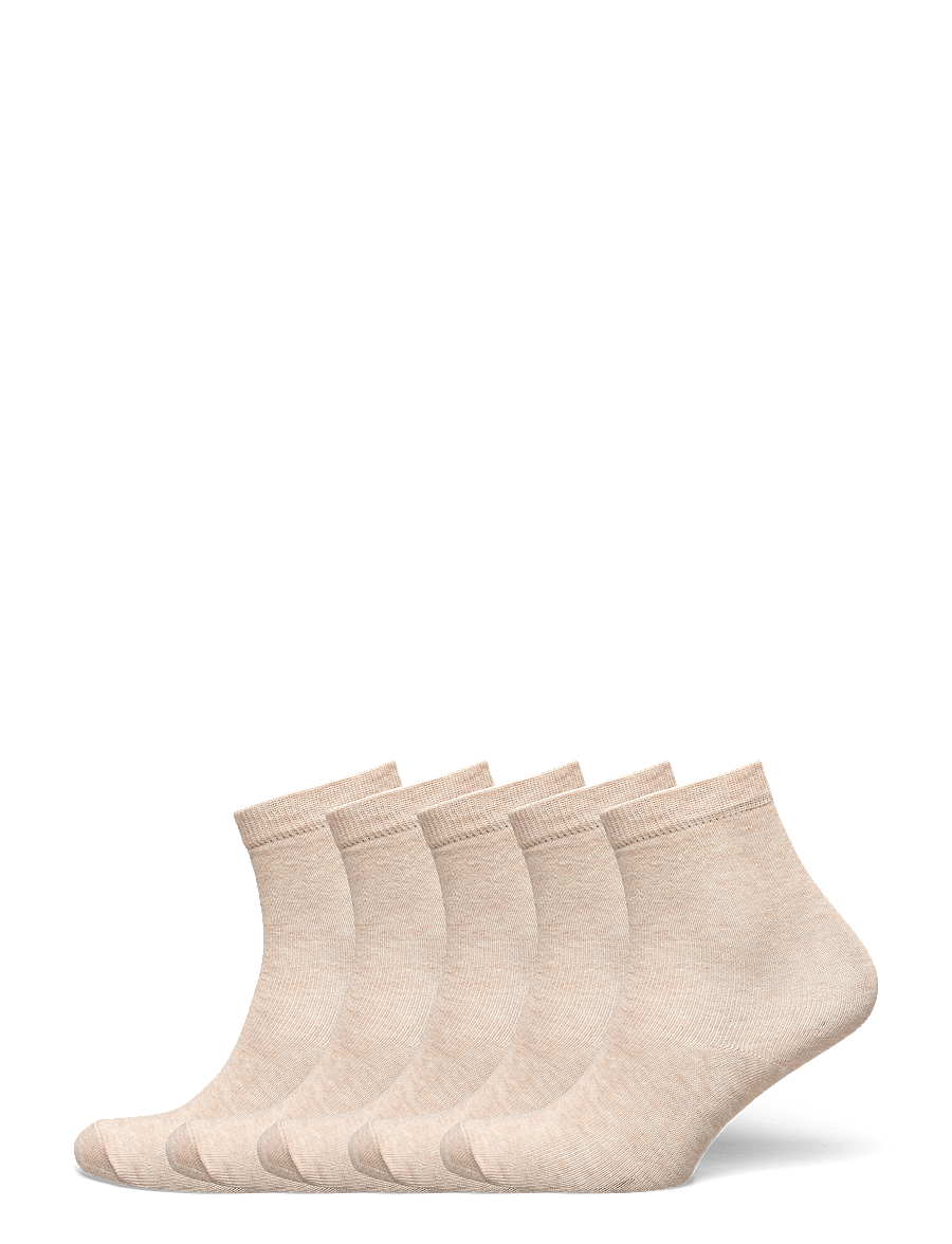 Minymo - Ankle sock -solid (5-pack) - sokid - sand melange - 0