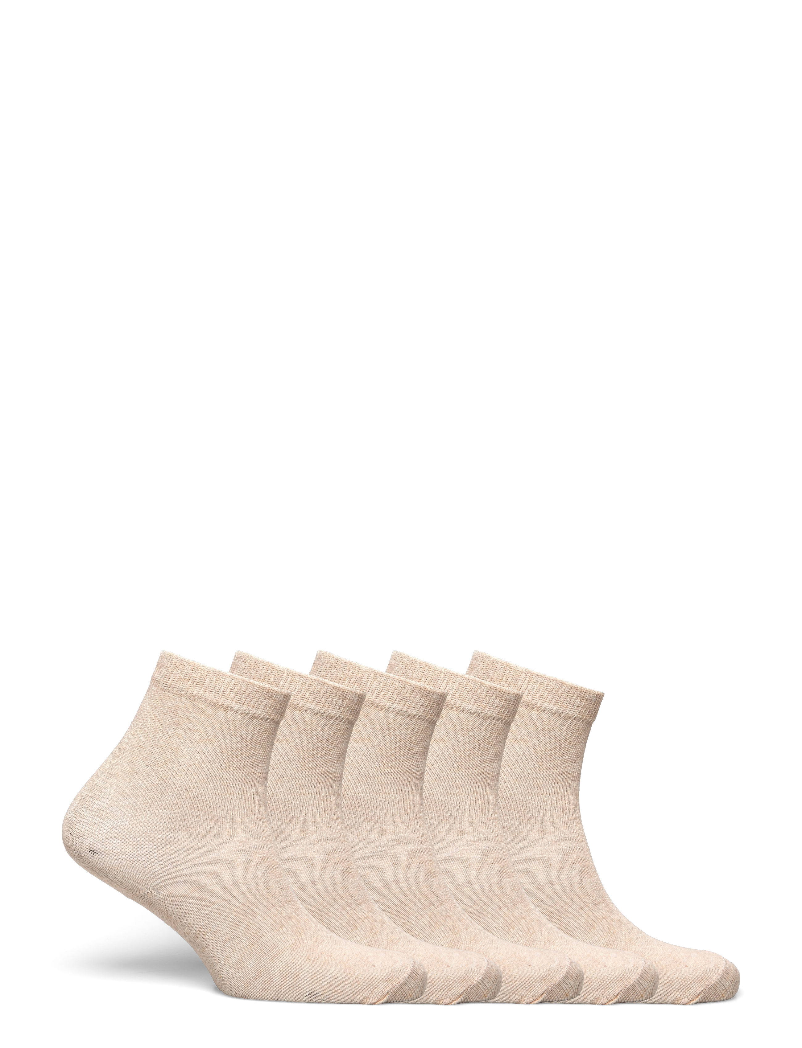 Minymo - Ankle sock -solid (5-pack) - sokid - sand melange - 1