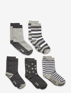 Sock w. pattern (5-pack), Minymo