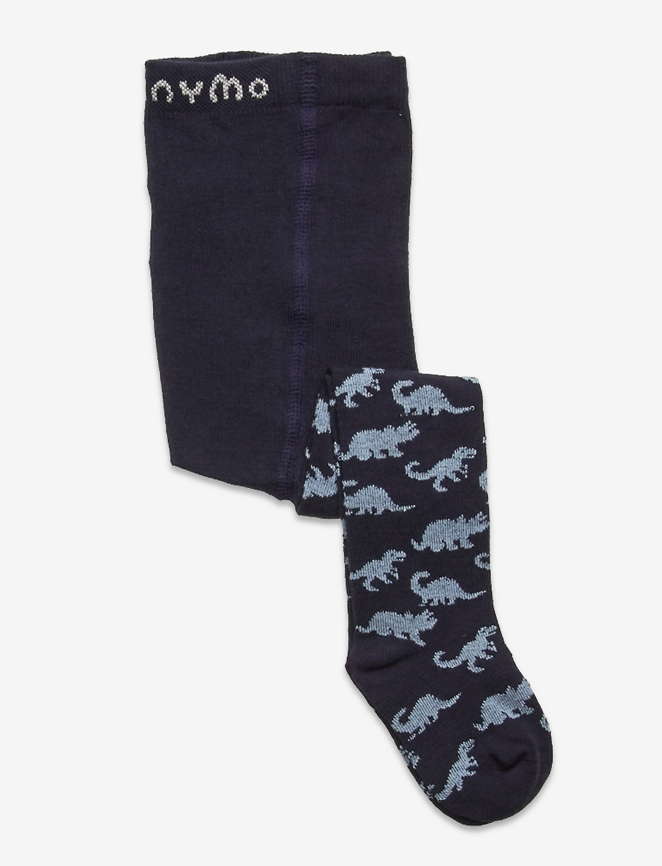 Minymo - Baby stocking w. pattern - zemākās cenas - dark navy - 0