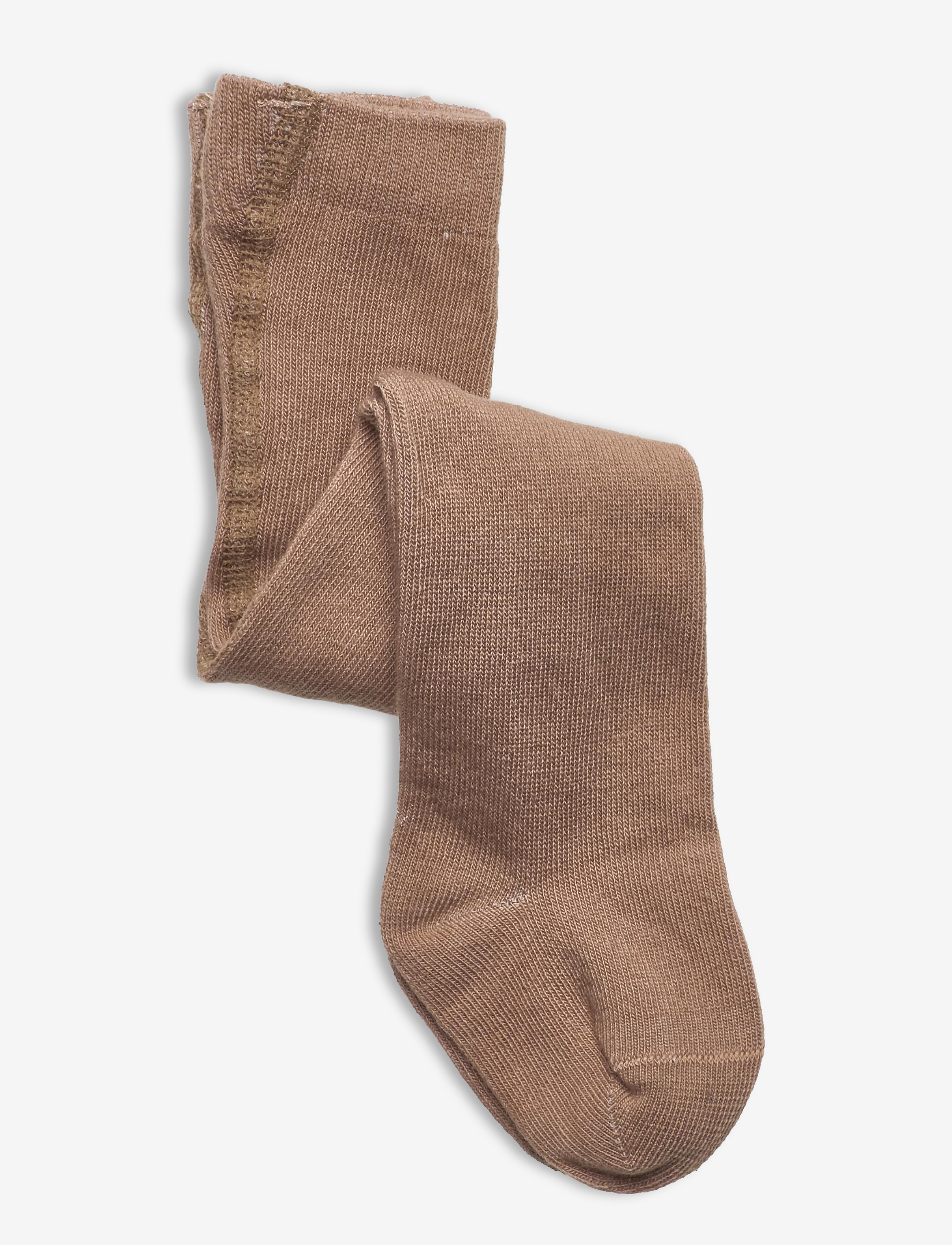 Minymo Stocking Solid, 104-110, Socken & Strumpfhosen, Braun - Tights, Kinder