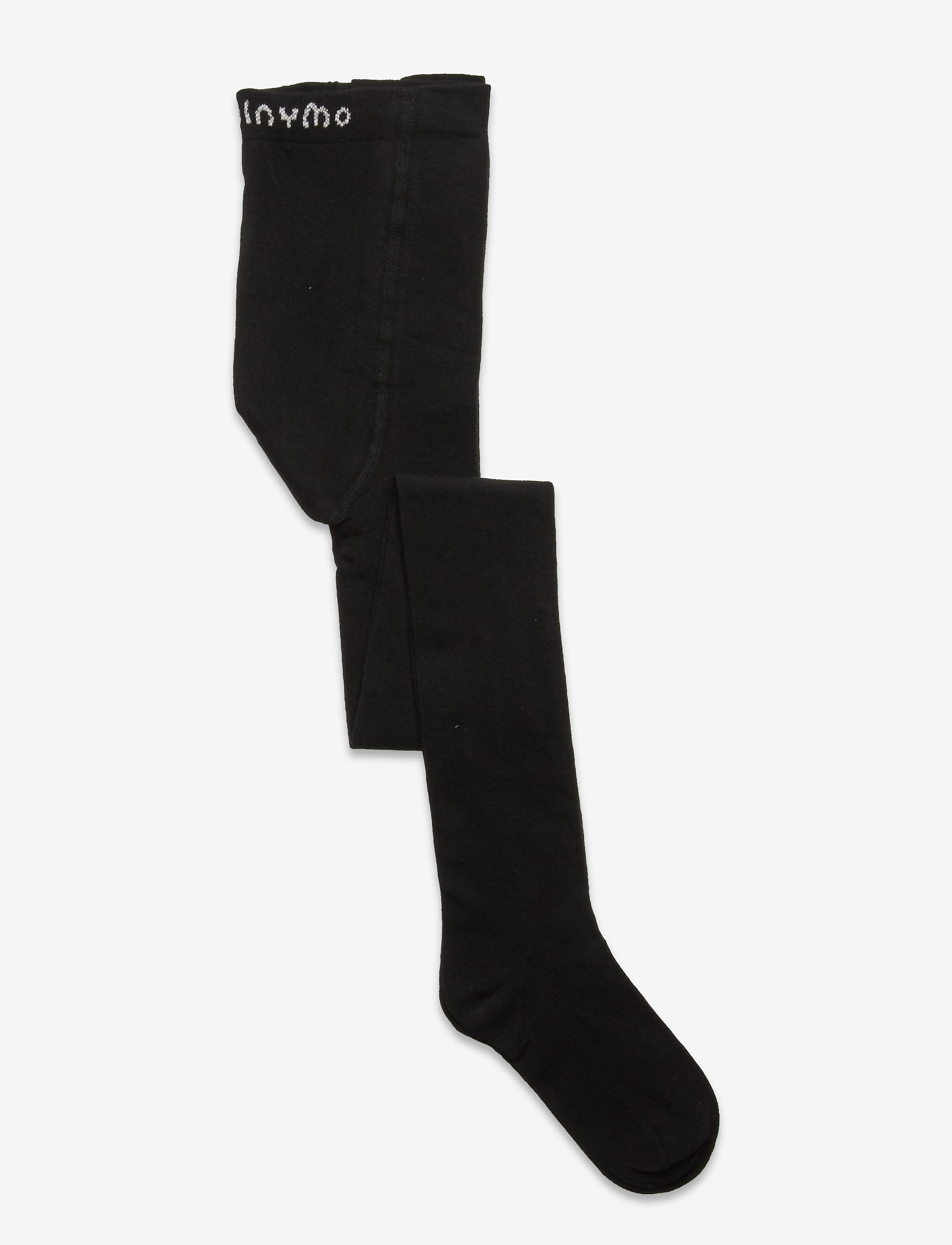 Minymo Stocking Solid, 104-110, Socken & Strumpfhosen, Schwarz - Tights, Kinder