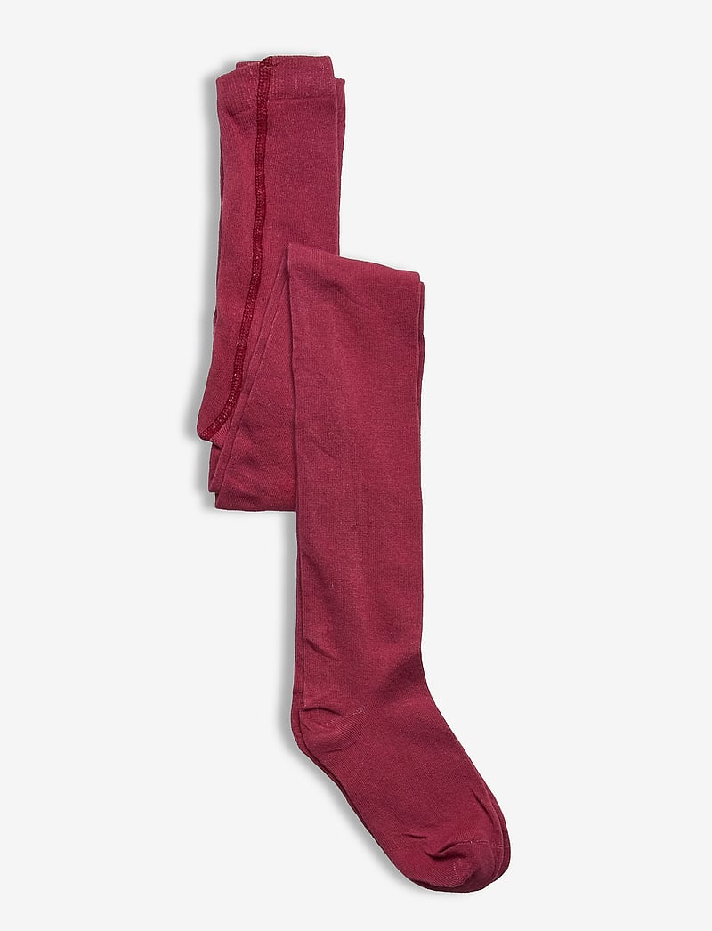 Minymo - Stocking - solid - strumpbyxor - earth red - 0