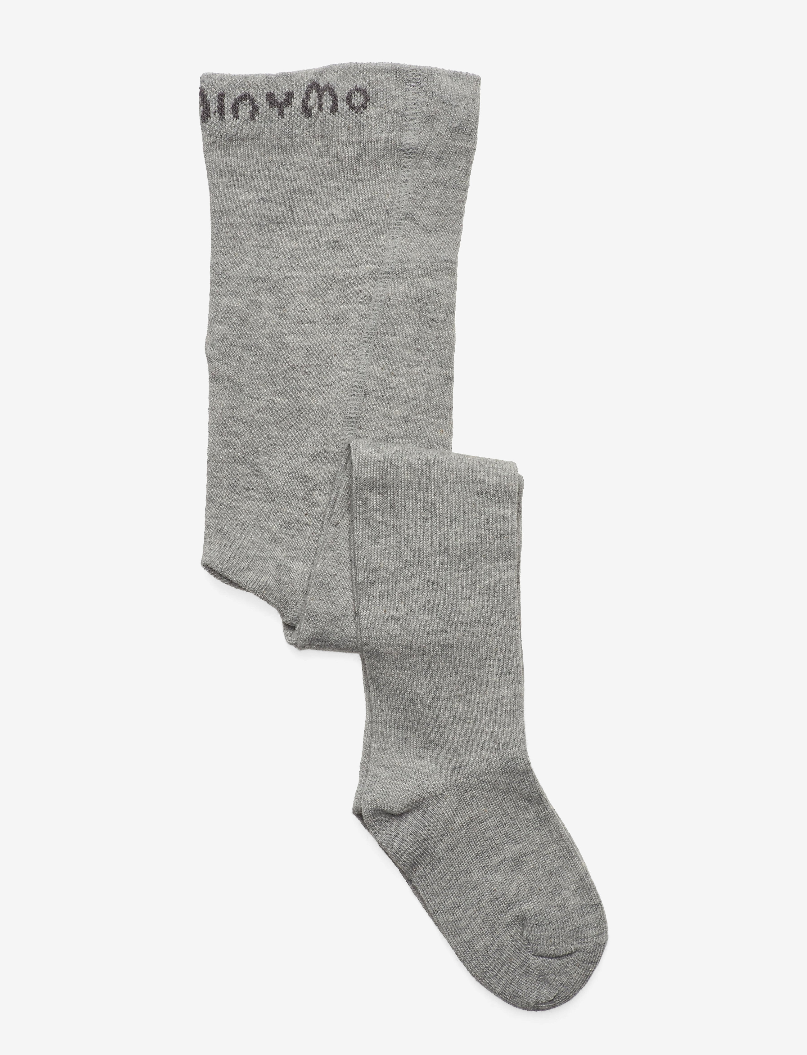Minymo Stocking - solid - Minymo - LIGHT GREY MELANGE / grey
