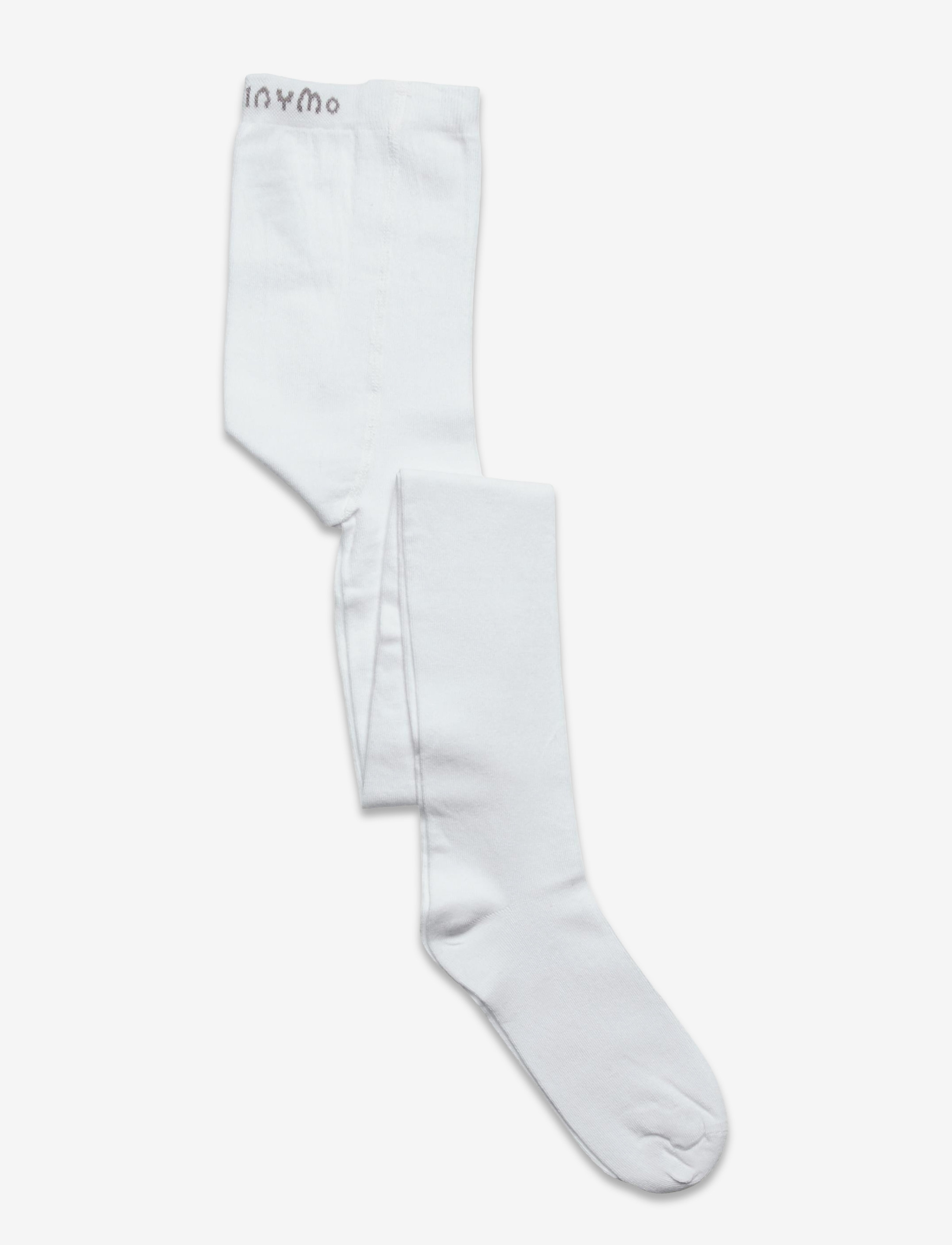 Minymo Stocking Solid, 104-110, Socken & Strumpfhosen, Weiß - Tights, Kinder