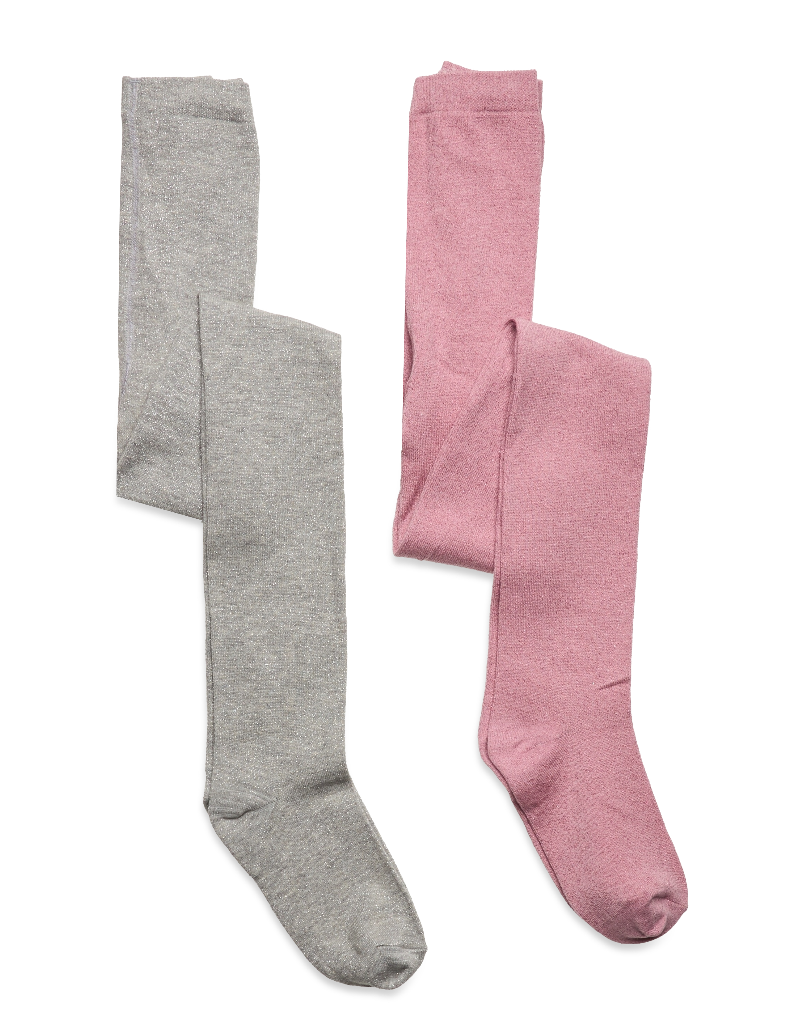 Minymo Stocking w. lurex (2 pack) - Minymo - BRANDIED APRICOT / multi