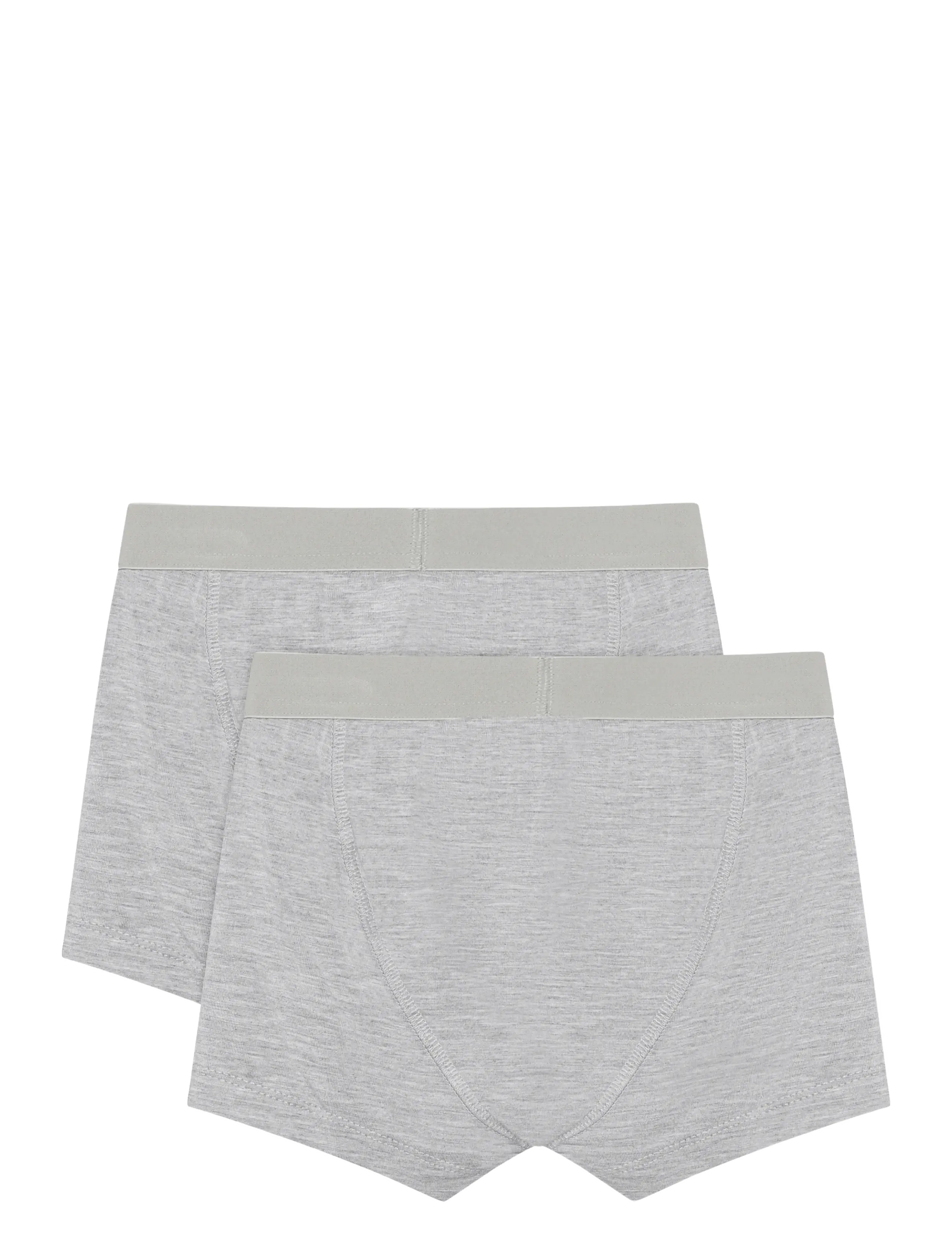 Minymo - Boxers 2-pack - pesu - mediumgreymelange - 1
