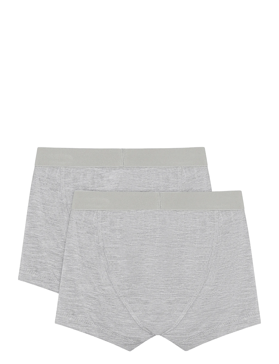 Minymo - Boxers 2-pack - unterhosen - mediumgreymelange - 1