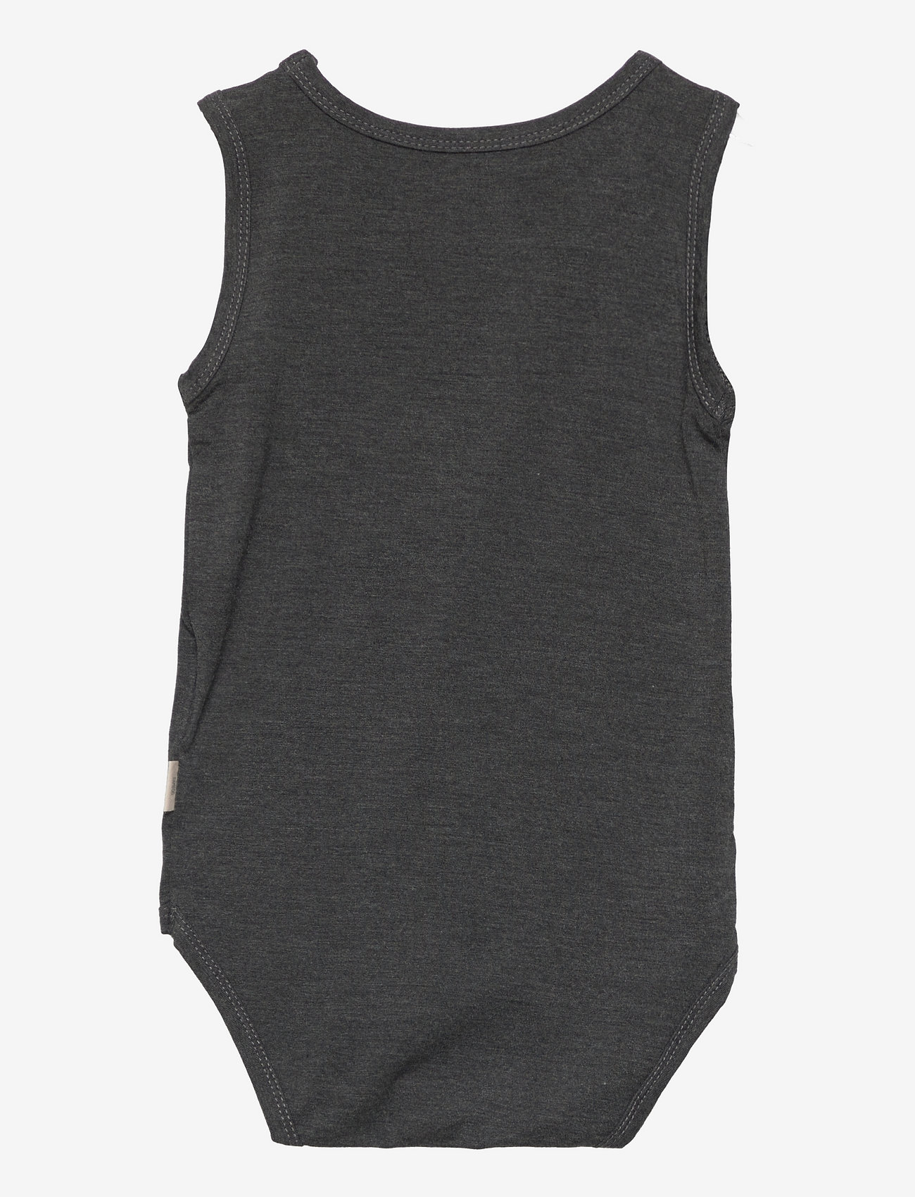 Minymo - Body w/o sleeves - Ärmellose bodys - dark grey melange - 1