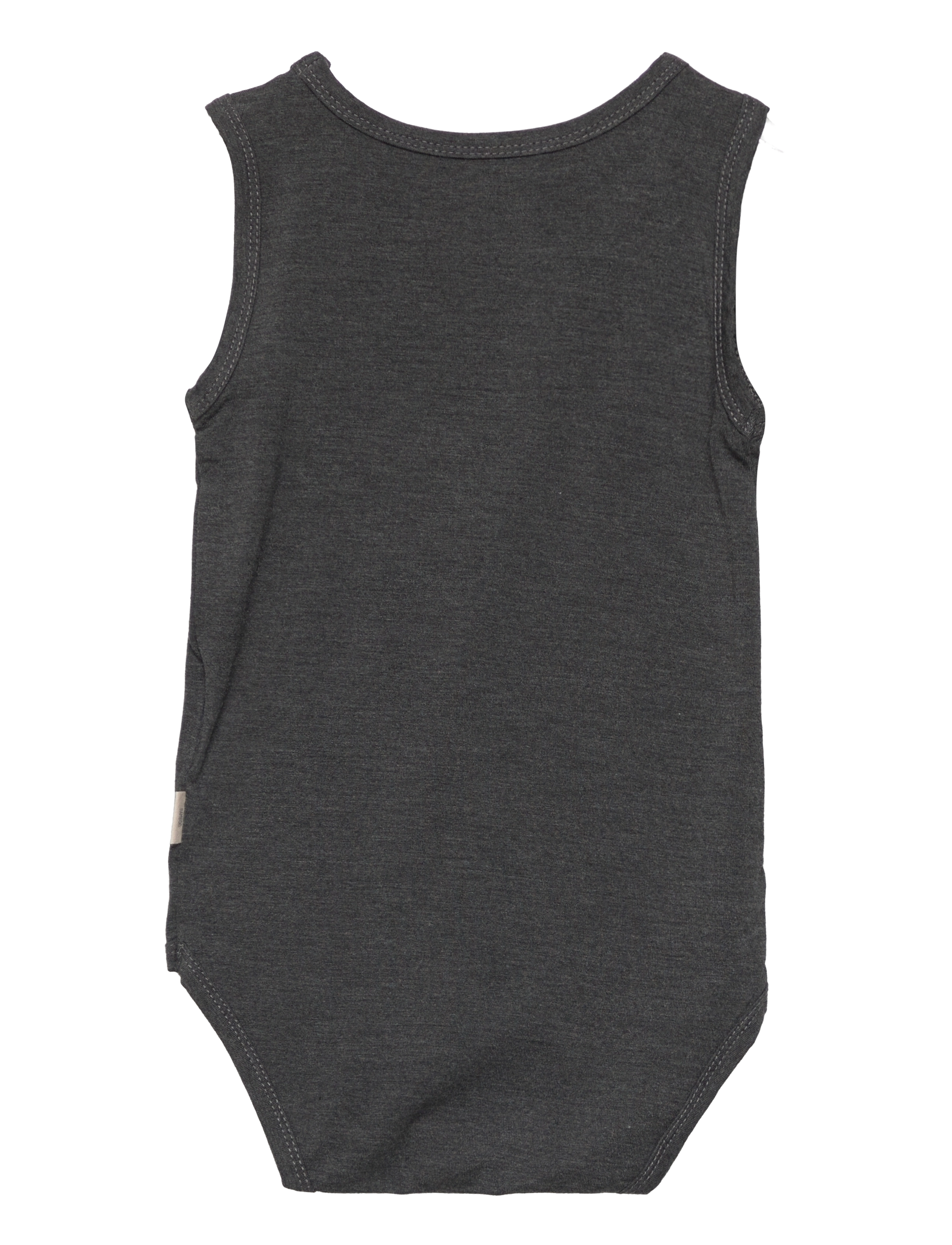 Minymo - Body w/o sleeves - sleeveless bodies - dark grey melange - 1