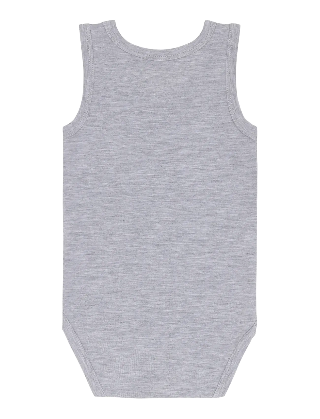 Minymo - Body w/o sleeves - Ärmlösa bodies - mediumgreymelange - 1