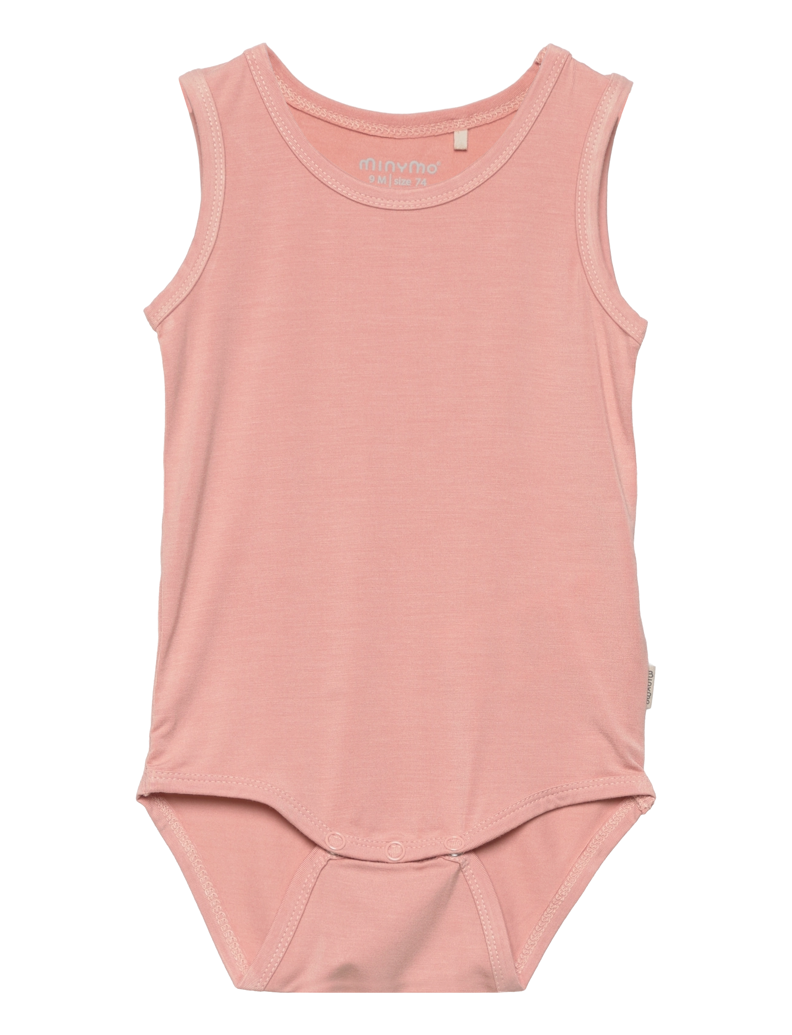 Minymo Body W/O Sleeves, 92, Bodys, Rosa - Sleeveless Kinder