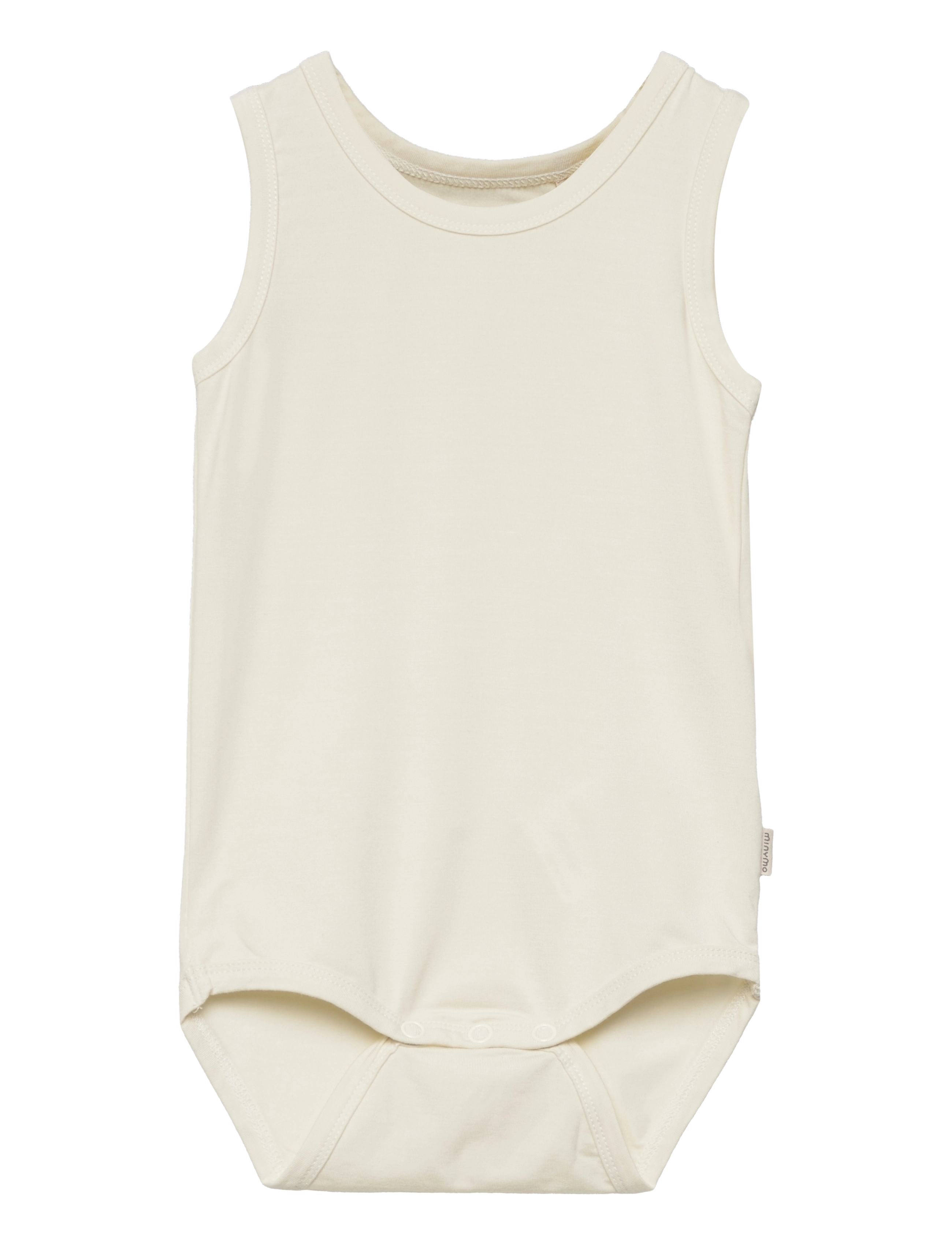 Minymo Body W/O Sleeves, 56, Bodys, Creme - Sleeveless Kinder
