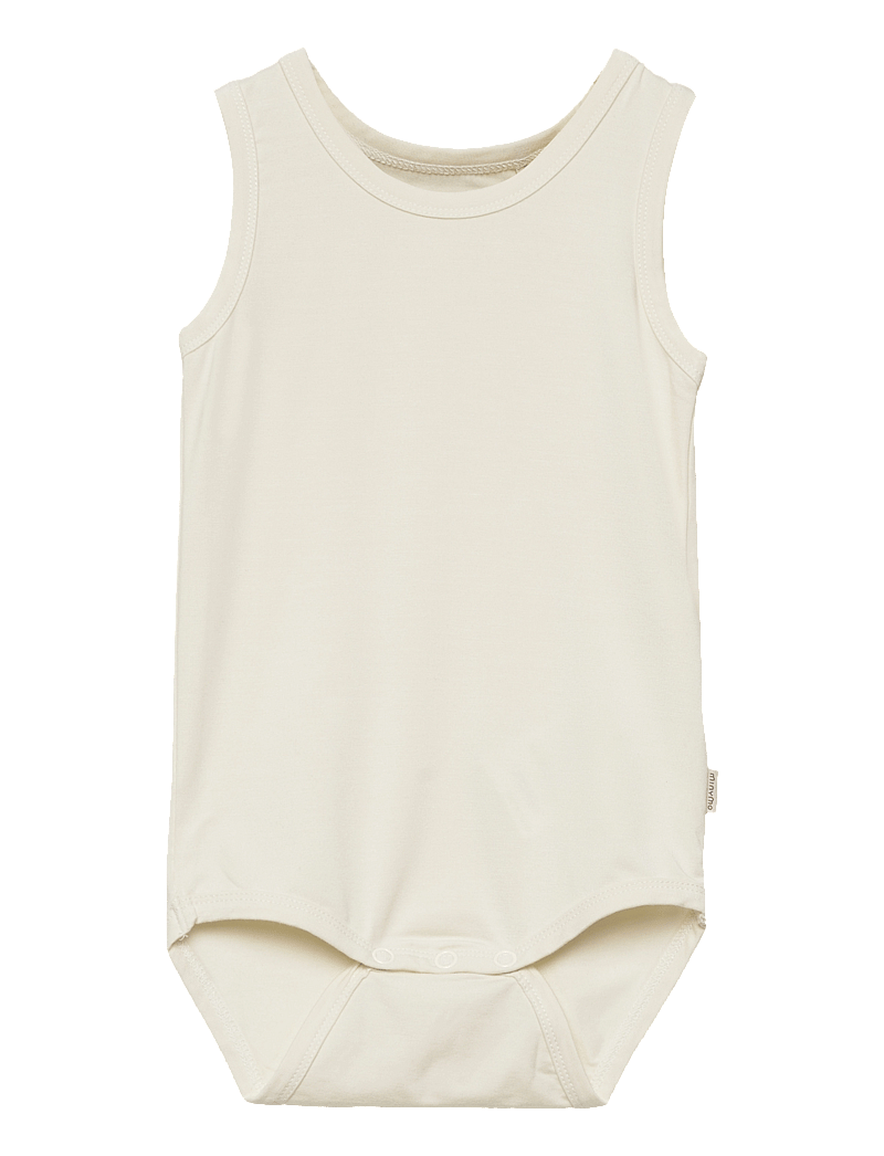 Minymo - Body w/o sleeves - bodyer uden ærmer - white - 0