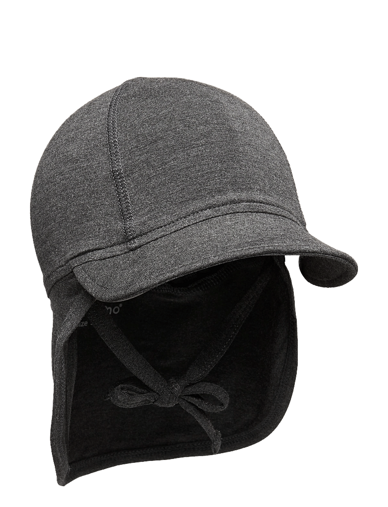 Minymo - Summer Hat - solhatte - dark grey melange - 0