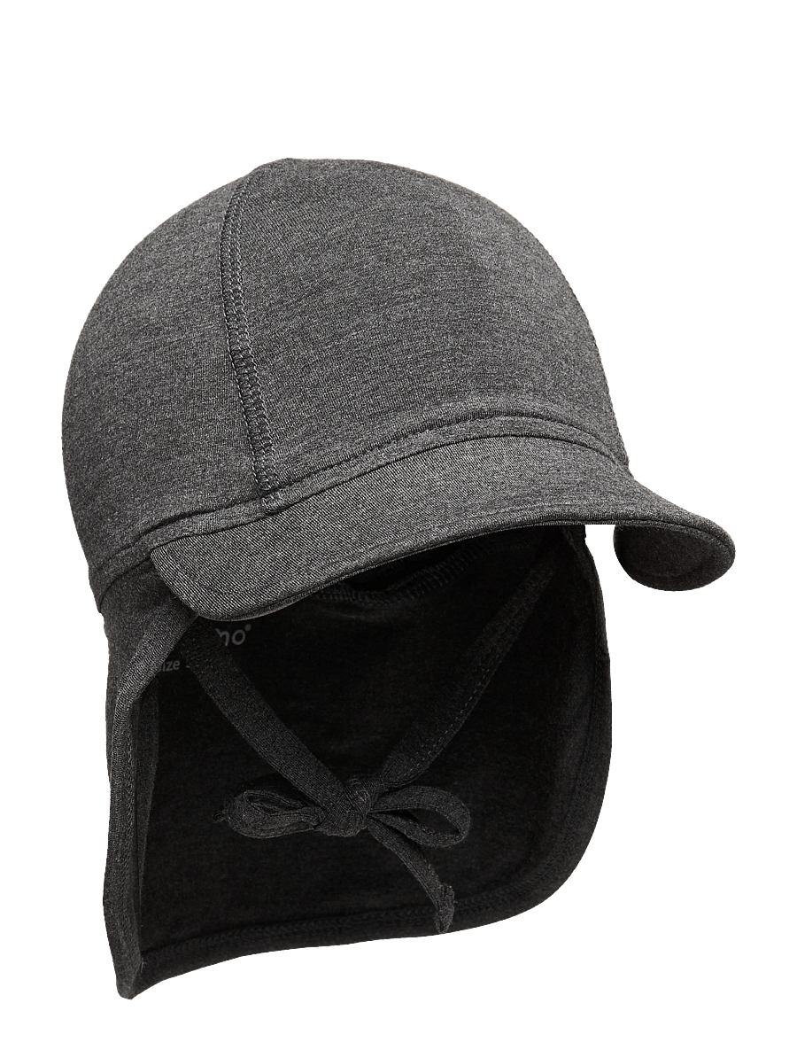 Minymo - Summer Hat - zonnehoed - dark grey melange - 0