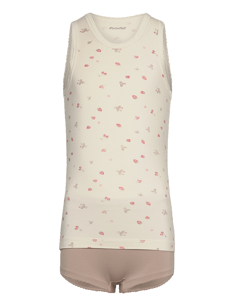 Minymo - Underwear set girl - underklädesset - strawberry ice - 0