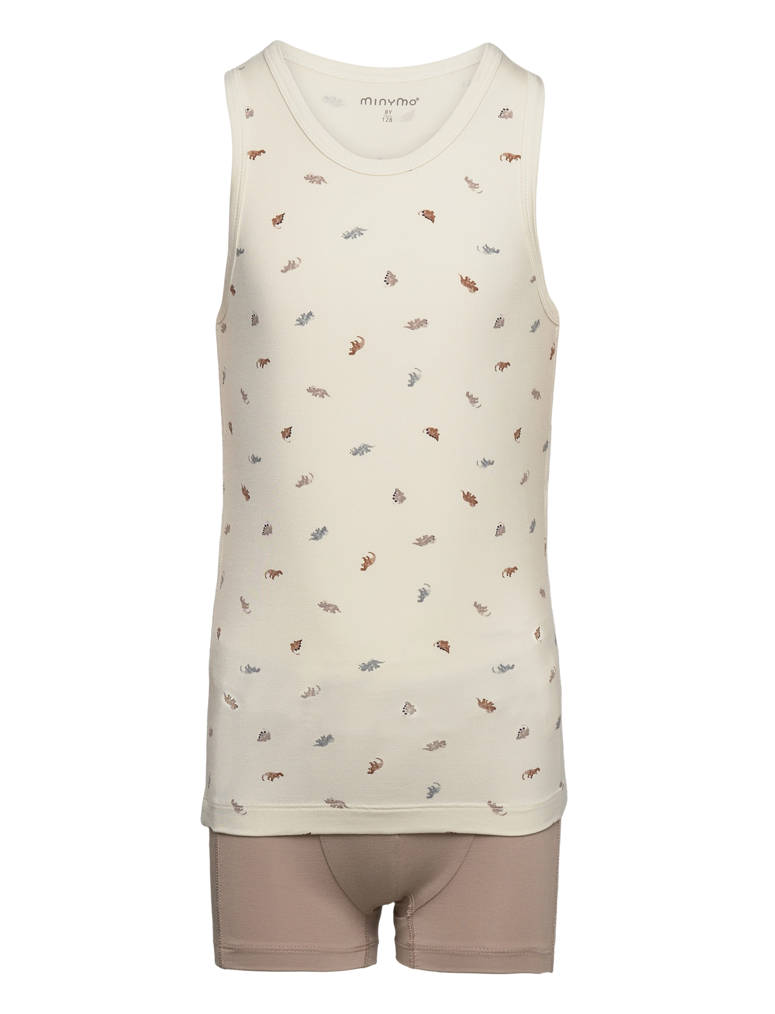 Minymo Underwear Set, 152, Beige, Undertøj > Undertøjssæt, Børn