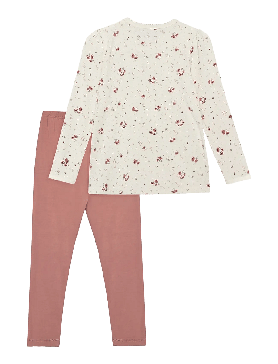 Minymo - Pyjamas - pyjamasset - peach whip - 1