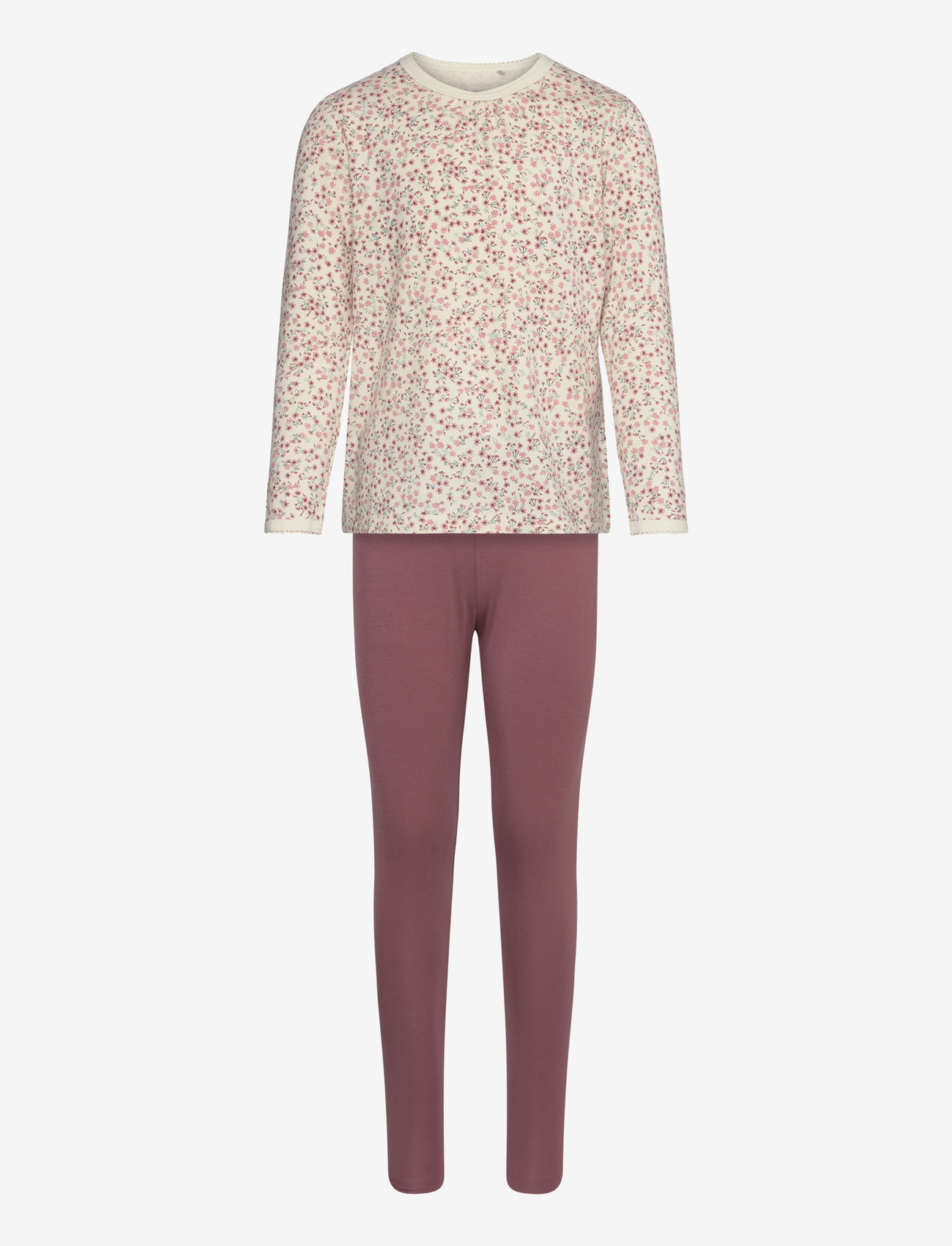 Minymo - Pyjamas girl - pyjamassæt - rose tan - 0
