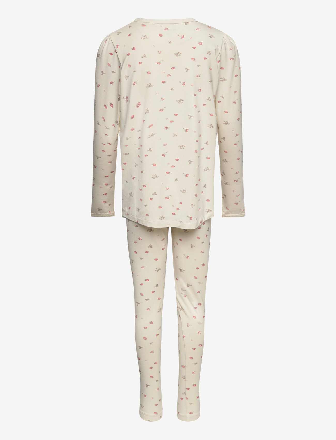 Minymo - Pyjamas, girl - Bamboo - setit - strawberry ice - 1