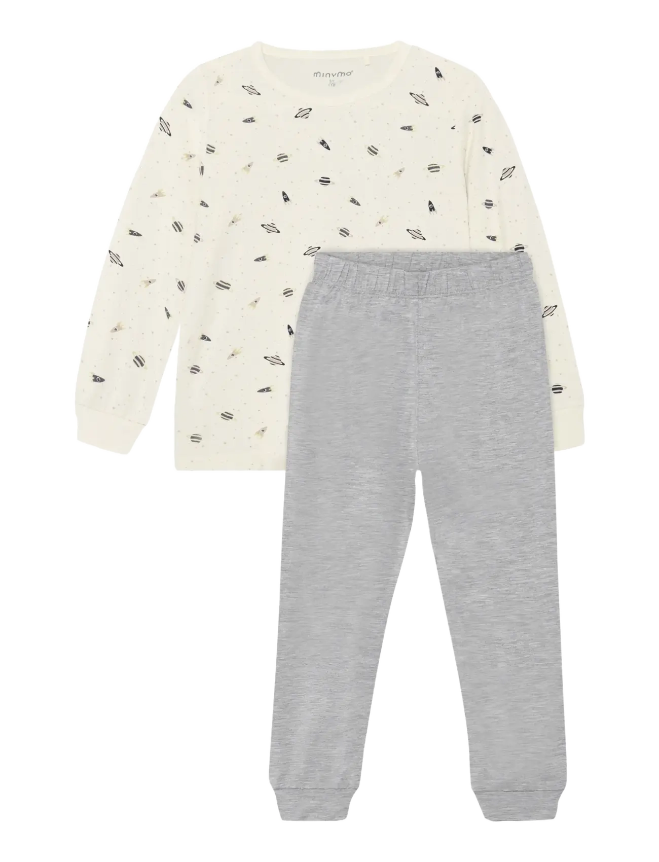 Minymo Pyjamas, 116, Grau - Pyjama Sets, Kinder