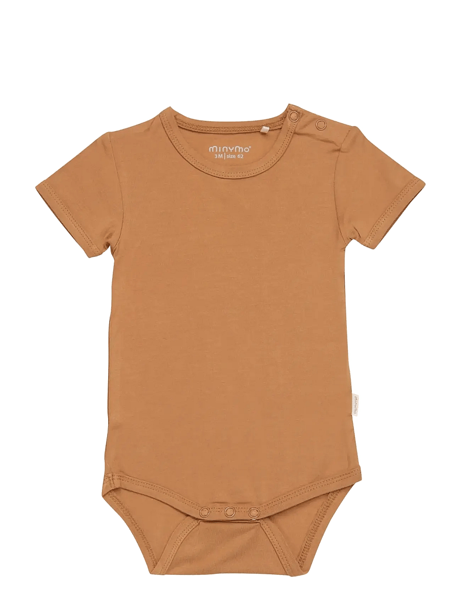 Minymo - Body SS - kurzärmelige bodys - chipmunk - 0