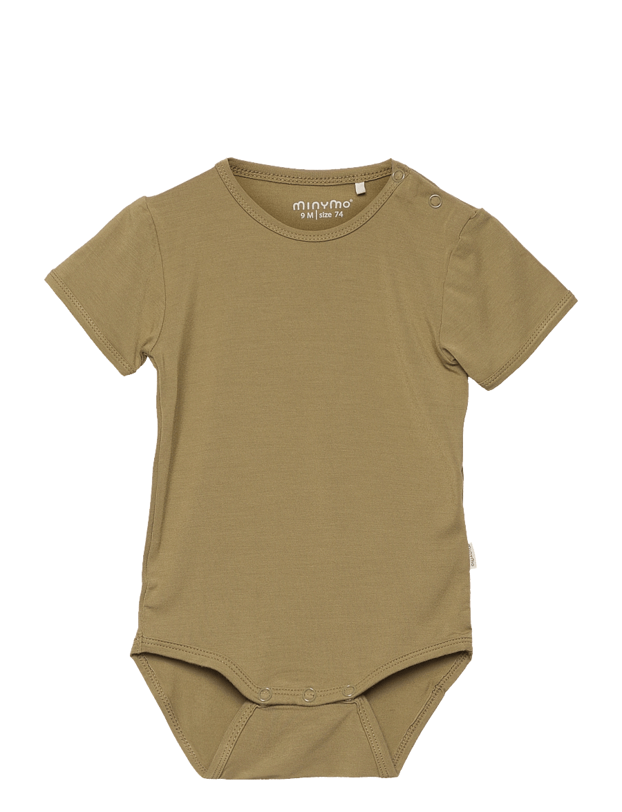 Minymo - Body SS - kurzärmelige bodys - dried herbs - 0