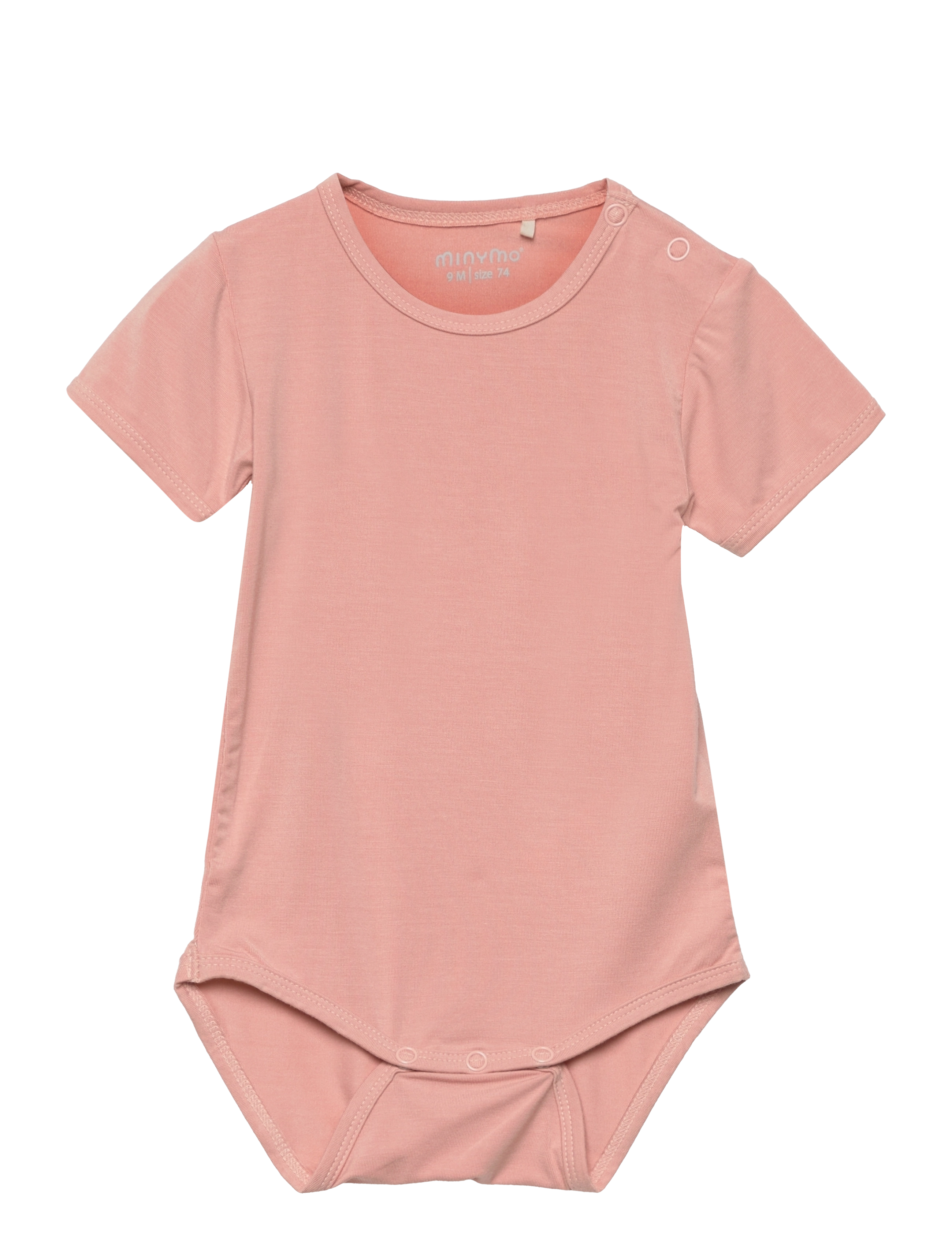 Minymo Body Ss, 56, Bodys, Rosa - Short-sleeved, Kinder