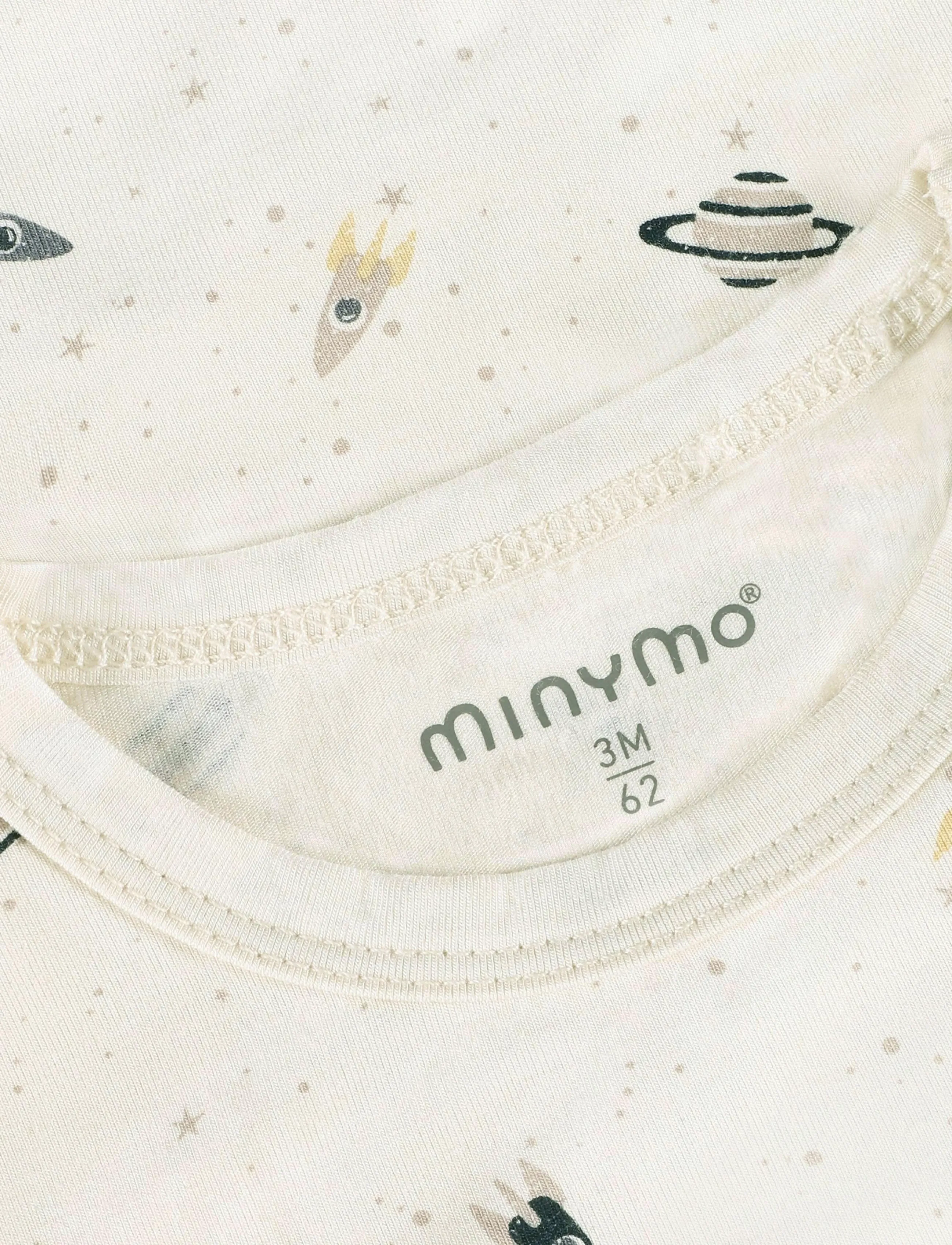 Minymo - Body SS - short-sleeved bodies - niagara mist - 2