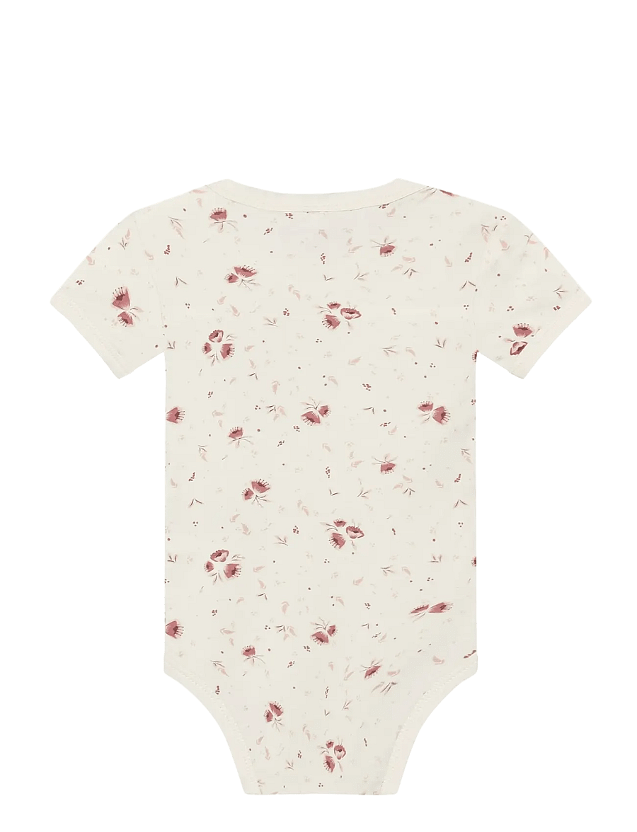 Minymo - Body SS - short-sleeved bodies - peach whip - 1