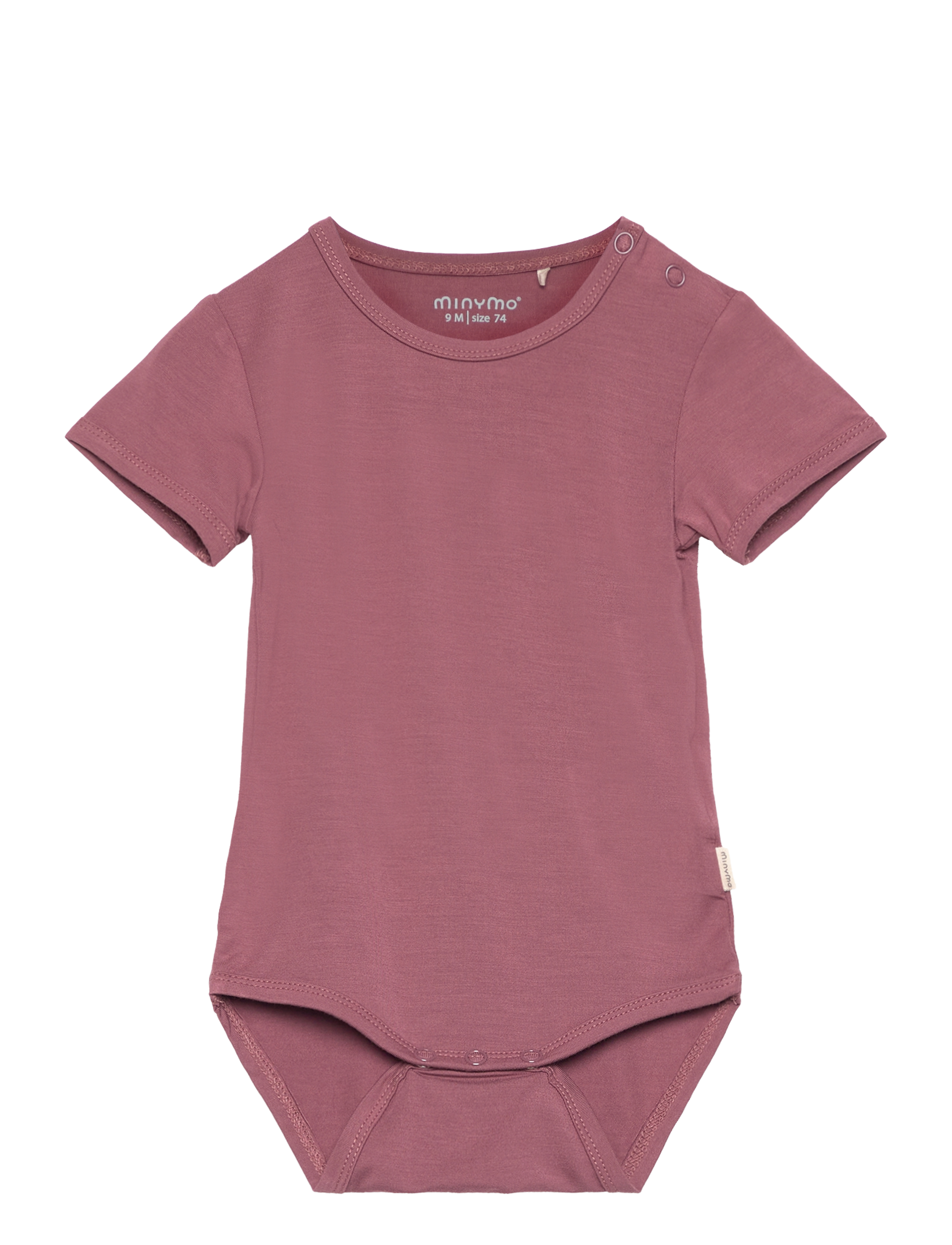 Minymo Body Ss, 68, Bodys, Rosa - Short-sleeved, Kinder