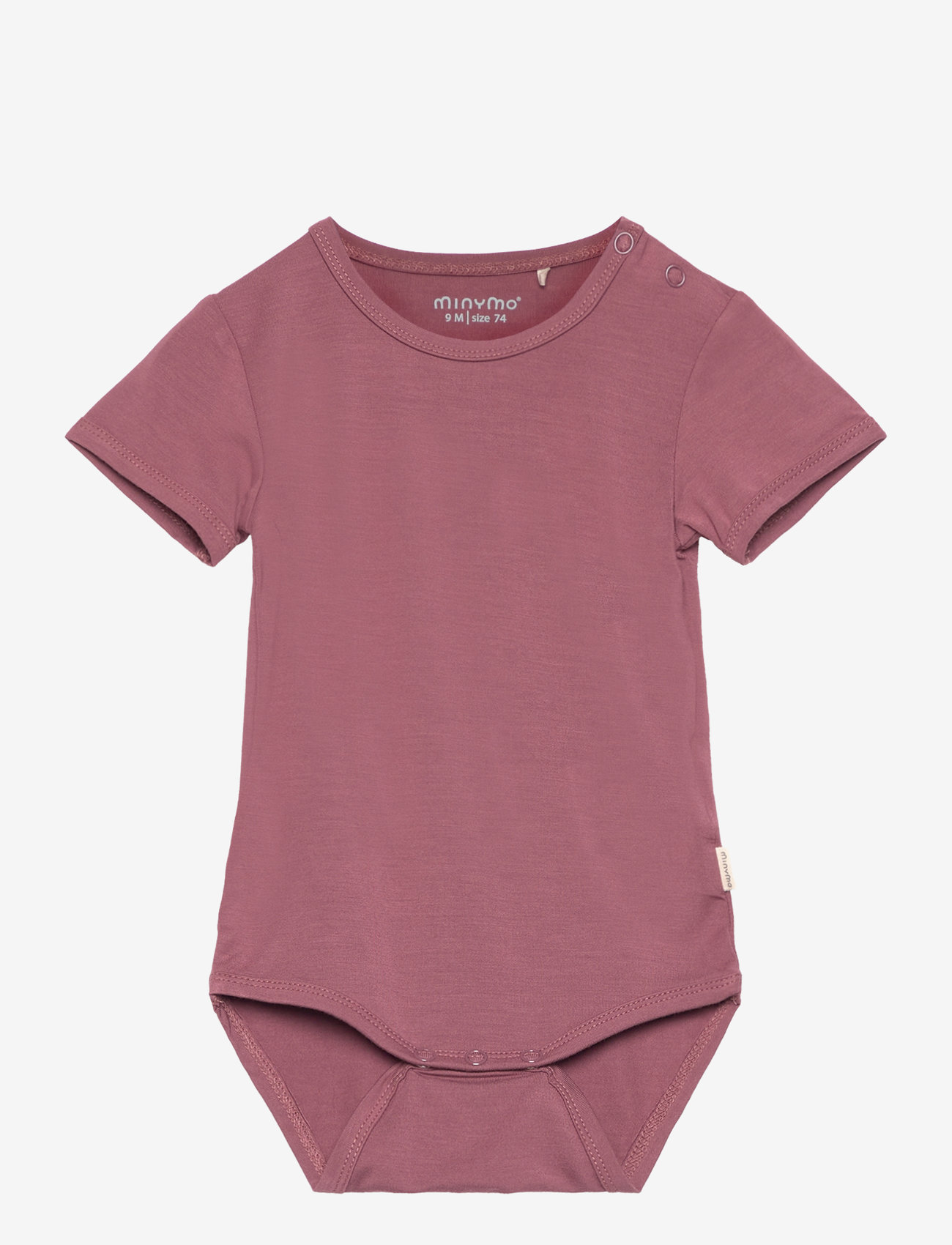 Minymo - Body SS - kortärmade bodies - rose brown - 0